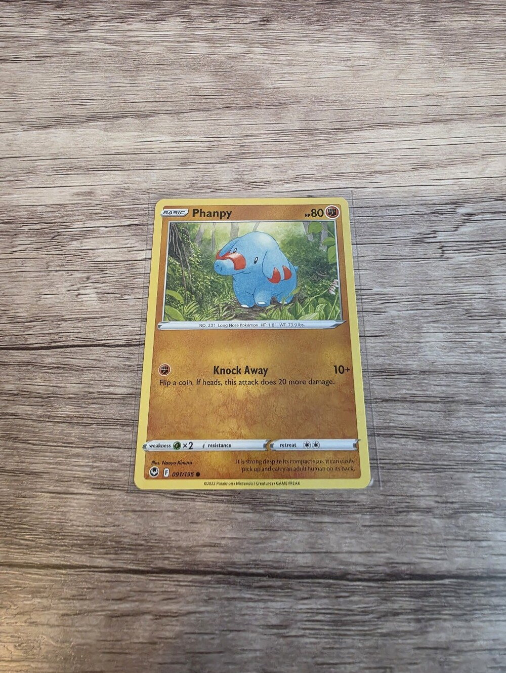 💫BUY 5 FOR $26 Pokemon Phanpy Card